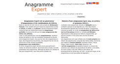 Desktop Screenshot of anagramme-expert.com